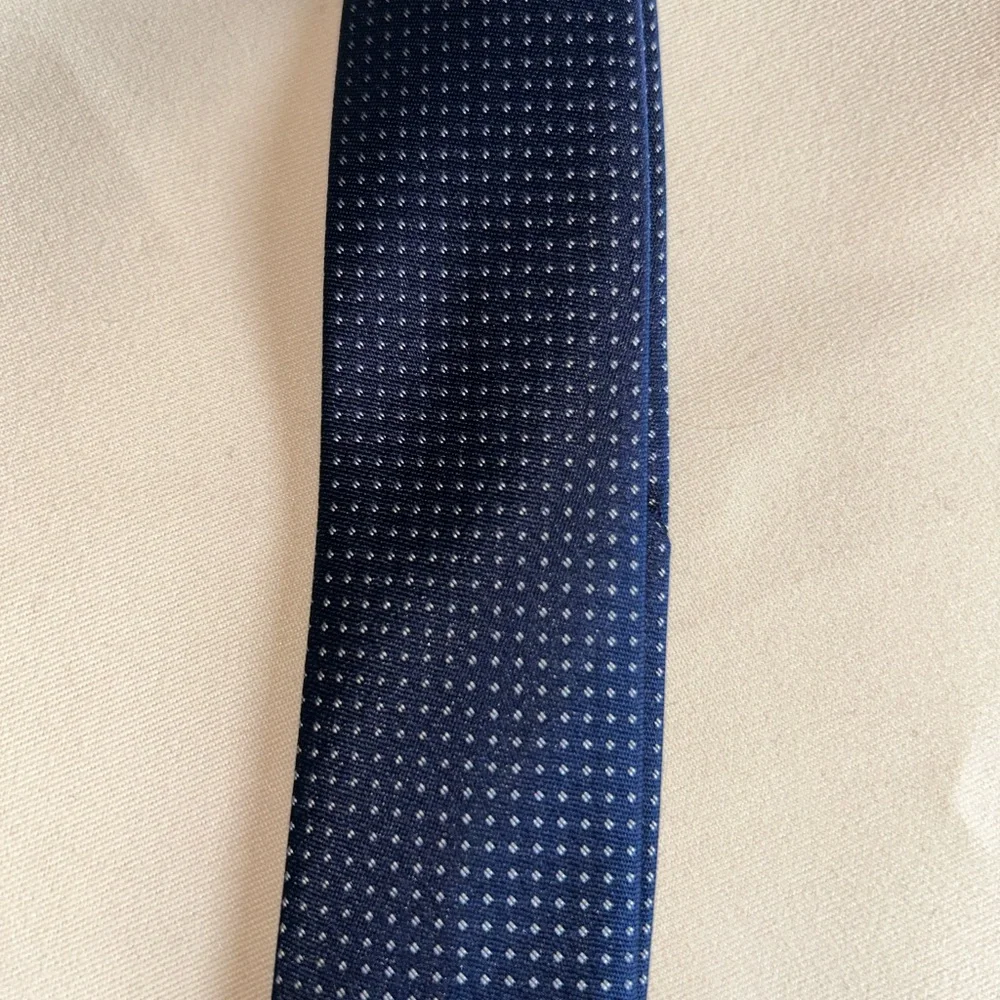Kids Elegant Navy Blue Tie